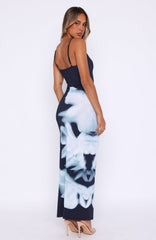 Shadow Bloom Maxi Dress