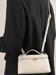 Structured Top Handle Crossbody Bag