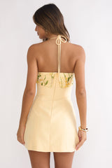Sunbeam Bust Mini Dress Butter