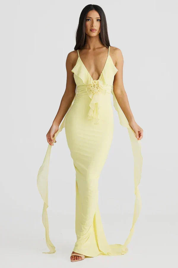 Sunflower Maxi Dress Yellow