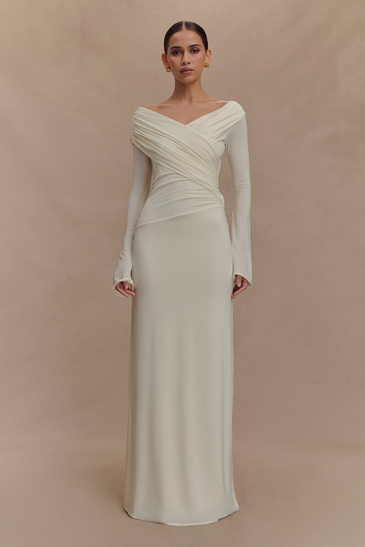 Therese Ruched Maxi Dress