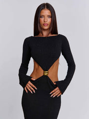 Tova Black Maxi Dress
