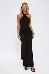 Twilight Glitter Maxi Dress Black