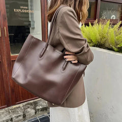 Vegan Leather Tote Bag
