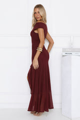 Verona Midi Dress Wine