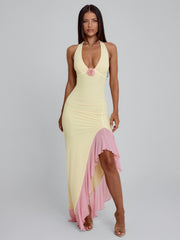 Virginia Yellow Maxi Dress