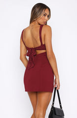 Wine Affair Mini Dress
