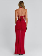 Zerra Red Maxi Dress